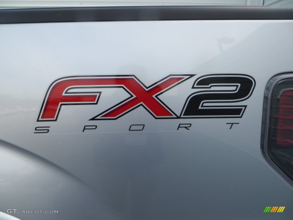 2013 F150 FX2 SuperCrew - Ingot Silver Metallic / FX Sport Appearance Black/Red photo #17
