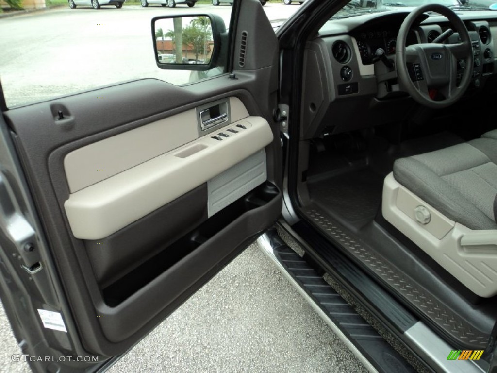 2010 F150 STX SuperCab - Sterling Grey Metallic / Medium Stone photo #17