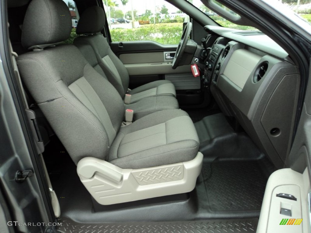 Medium Stone Interior 2010 Ford F150 STX SuperCab Photo #87917940