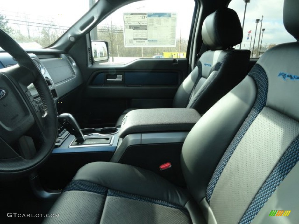 2014 Ford F150 SVT Raptor SuperCrew 4x4 Front Seat Photo #87918090