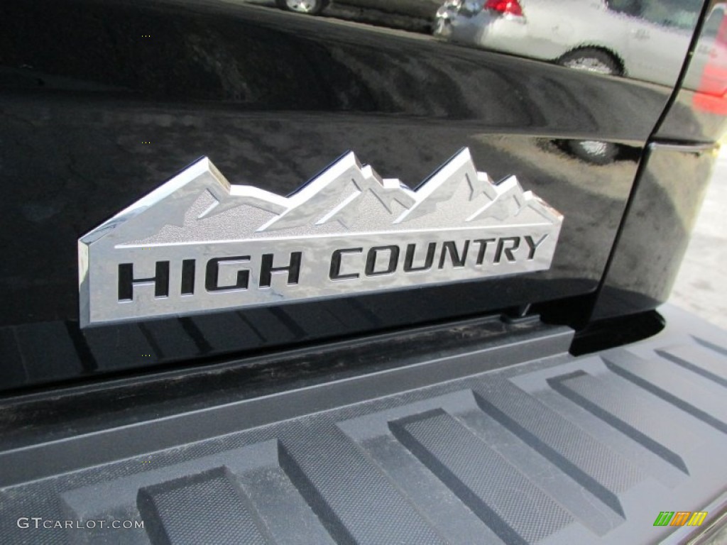 2014 Silverado 1500 High Country Crew Cab 4x4 - Black / High Country Saddle photo #5