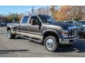 Dark Stone Brown Metallic - F450 Super Duty Lariat Crew Cab 4x4 Dually Photo No. 6