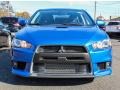 2011 Octane Blue Pearl Mitsubishi Lancer Evolution MR  photo #2