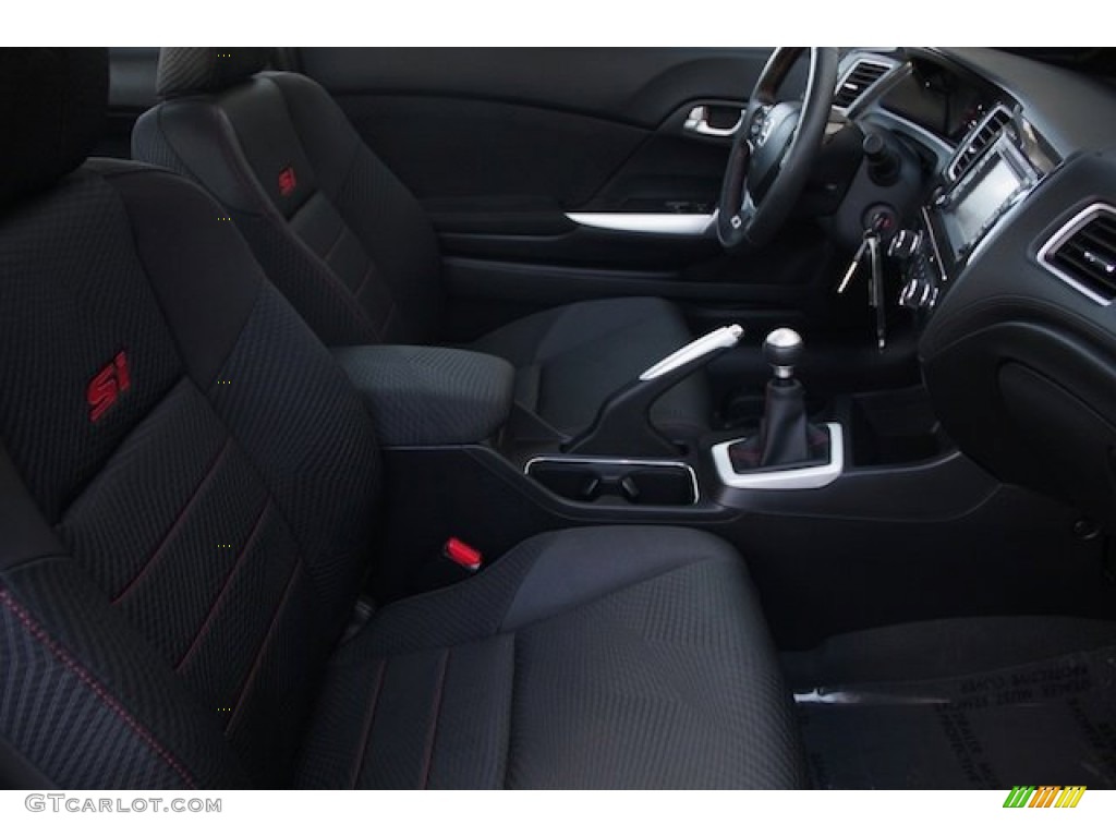 2013 Civic Si Coupe - Polished Metal Metallic / Black photo #15