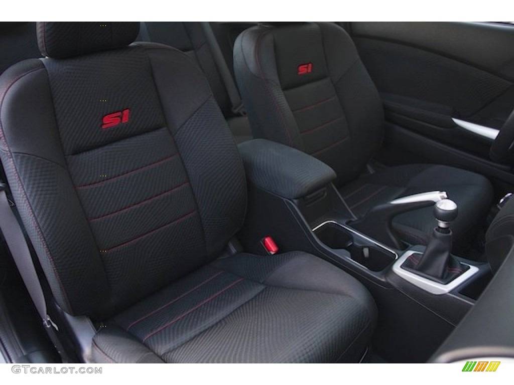 2013 Civic Si Coupe - Polished Metal Metallic / Black photo #18