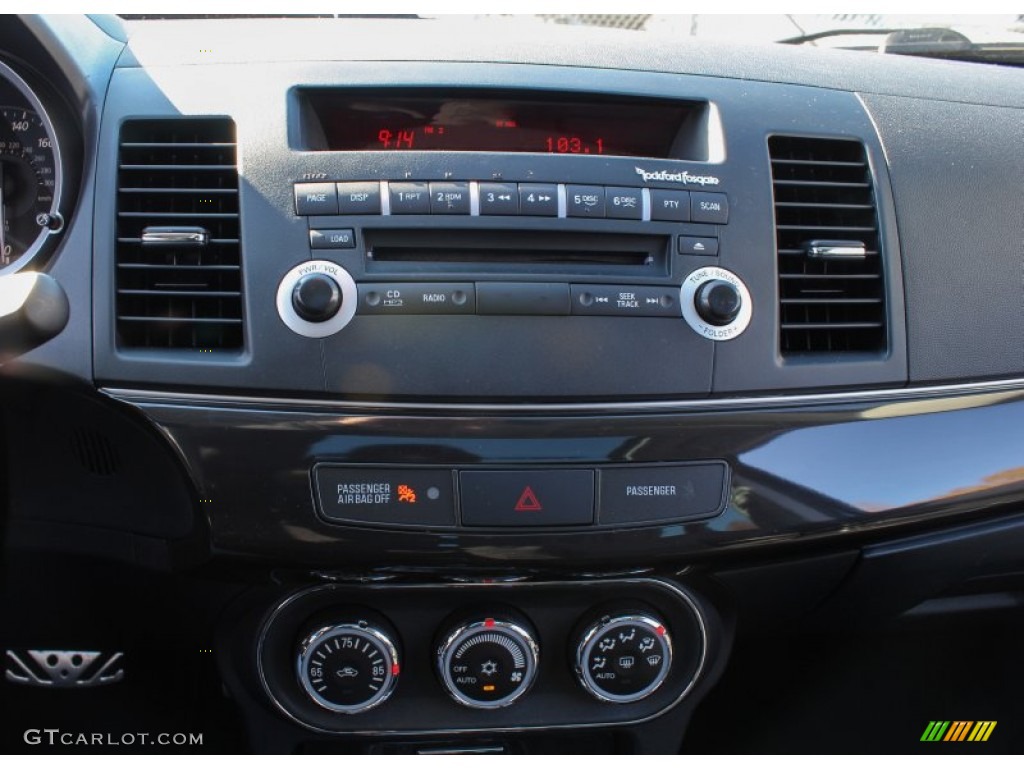 2011 Mitsubishi Lancer Evolution MR Controls Photo #87918989