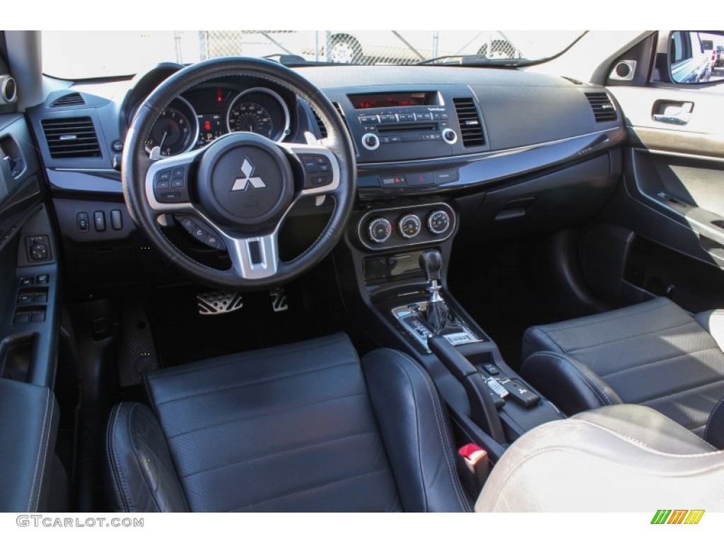 Black Interior 2011 Mitsubishi Lancer Evolution MR Photo #87919104