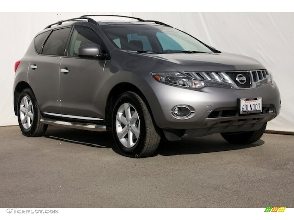 2009 Murano SL - Platinum Graphite Metallic / Black photo #1