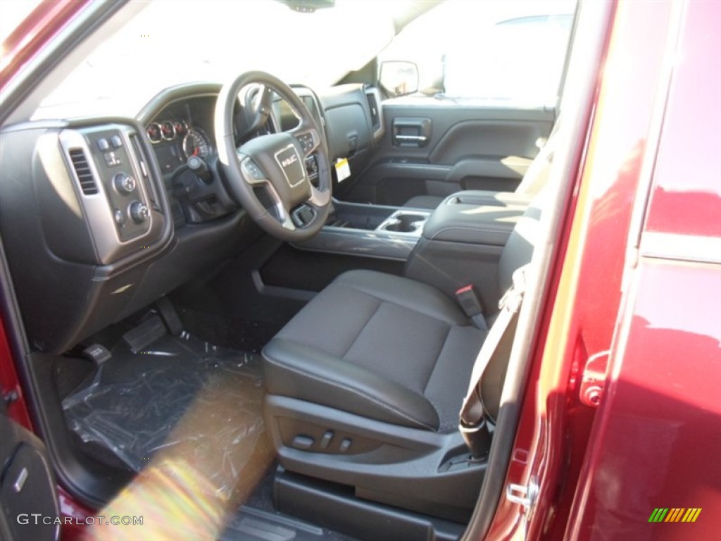 2014 Sierra 1500 SLE Double Cab 4x4 - Sonoma Red Metallic / Jet Black photo #4