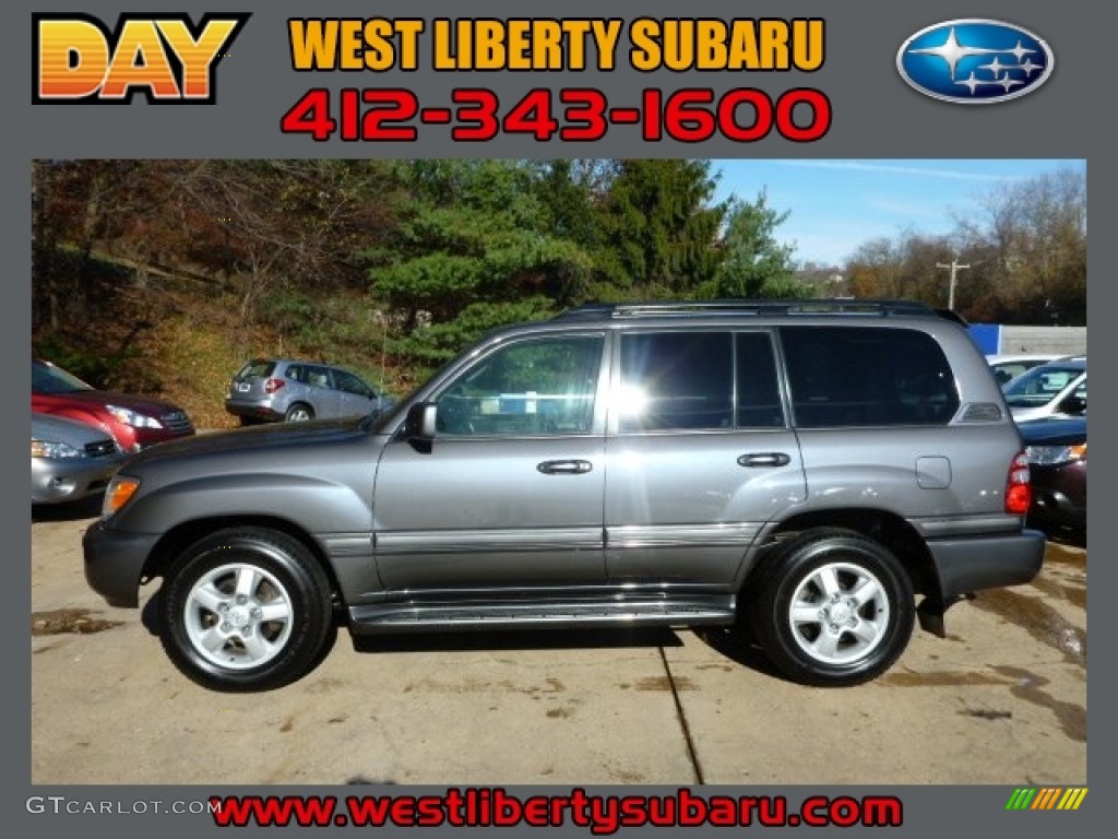 2004 Land Cruiser  - Galactic Gray Mica / Stone photo #1