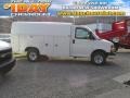 Summit White - Express Cutaway 3500 Utility Van Photo No. 1