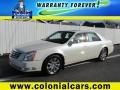 White Diamond Tricoat 2008 Cadillac DTS 