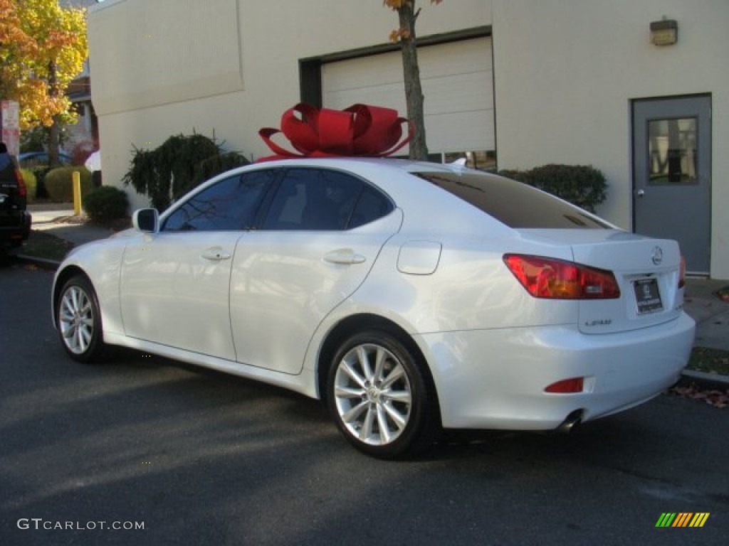 2008 IS 250 AWD - Starfire White Pearl / Cashmere Beige photo #6