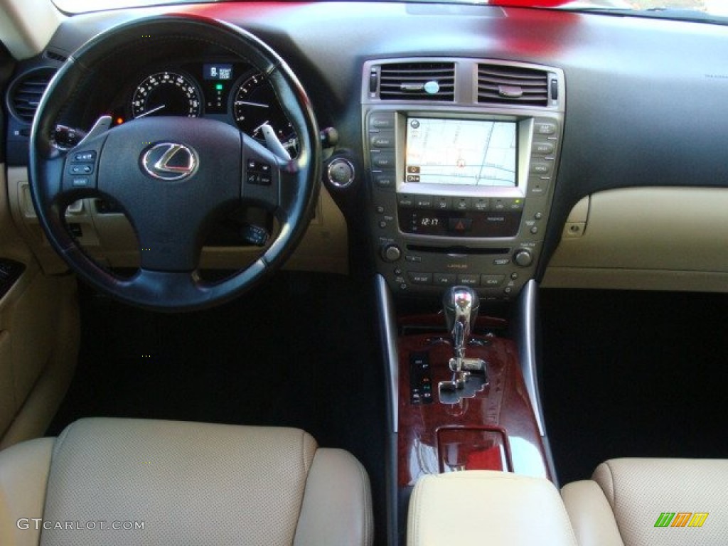 2008 IS 250 AWD - Starfire White Pearl / Cashmere Beige photo #11
