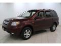 2007 Dark Cherry Pearl Honda Pilot EX-L 4WD  photo #3