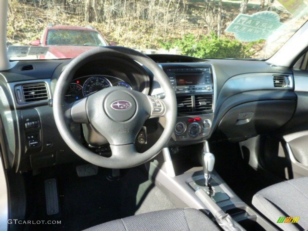 2011 Forester 2.5 X - Spark Silver Metallic / Black photo #11