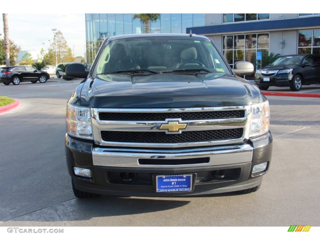 2009 Silverado 1500 LT Crew Cab - Black / Ebony photo #2