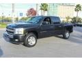 2009 Black Chevrolet Silverado 1500 LT Crew Cab  photo #3