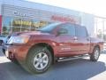 2014 Cayenne Red Nissan Titan SV Crew Cab  photo #1