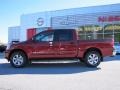 2014 Cayenne Red Nissan Titan SV Crew Cab  photo #2