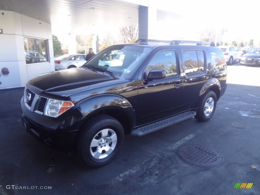 2006 Pathfinder S 4x4 - Super Black / Graphite photo #9