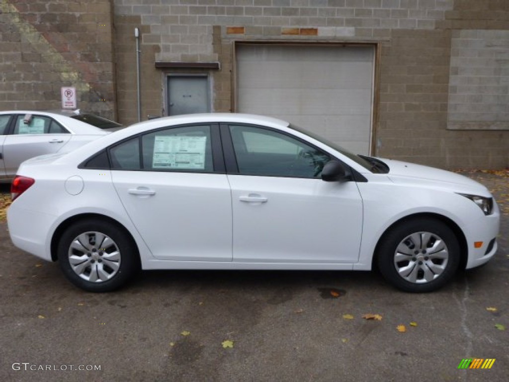 2014 Cruze LS - Summit White / Jet Black/Medium Titanium photo #2