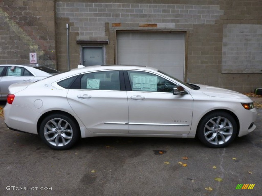 2014 Impala LTZ - White Diamond Tricoat / Jet Black photo #2