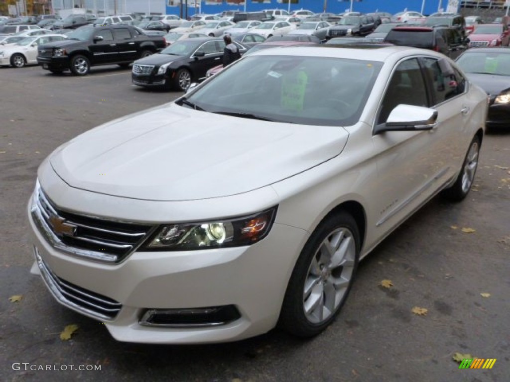 2014 Impala LTZ - White Diamond Tricoat / Jet Black photo #7