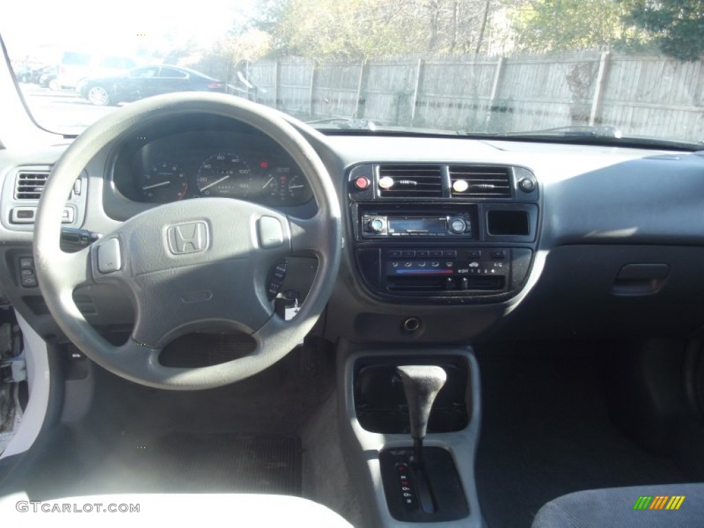 1997 Civic EX Sedan - Frost White / Gray photo #27