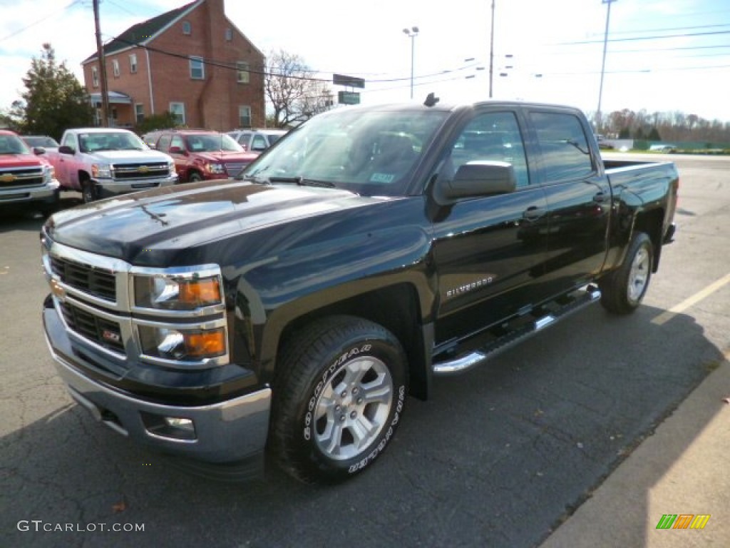 2014 Silverado 1500 LT Z71 Crew Cab 4x4 - Black / Jet Black photo #3