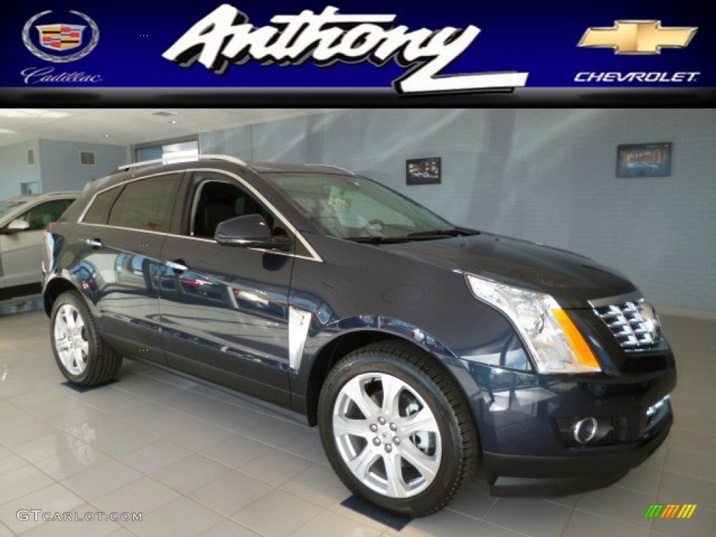 Sapphire Blue Metallic Cadillac SRX