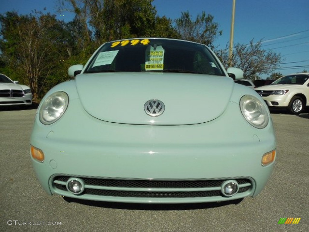 2004 New Beetle GLS 1.8T Convertible - Aquarius Blue / Gray photo #13