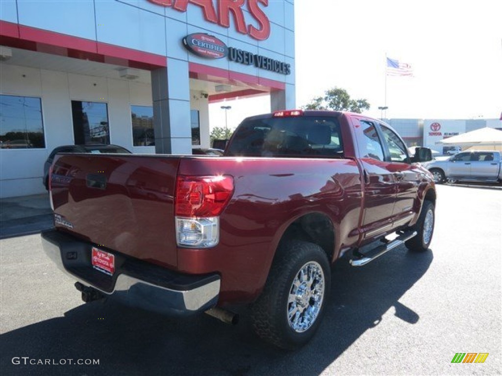 2010 Tundra Double Cab - Salsa Red Pearl / Sand Beige photo #7