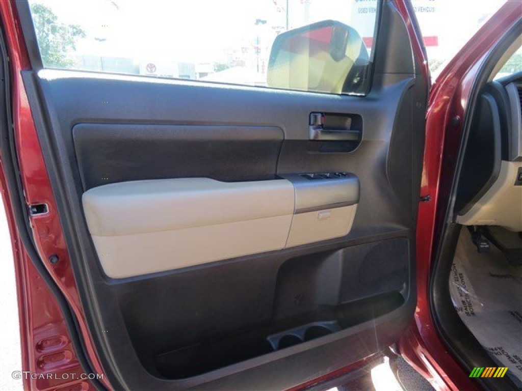 2010 Tundra Double Cab - Salsa Red Pearl / Sand Beige photo #10