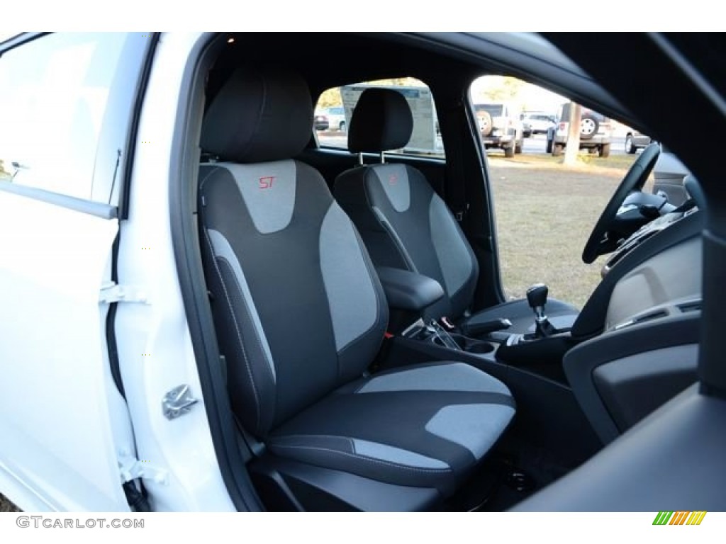 ST Charcoal Black Interior 2014 Ford Focus ST Hatchback Photo #87929877