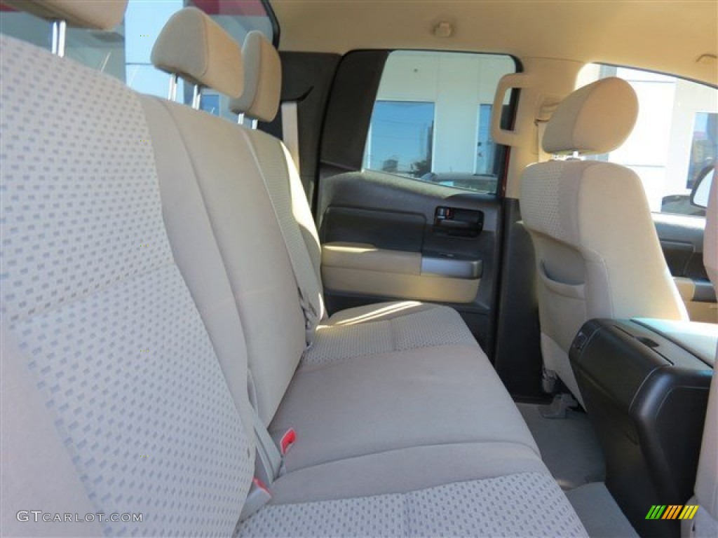 2010 Tundra Double Cab - Salsa Red Pearl / Sand Beige photo #14