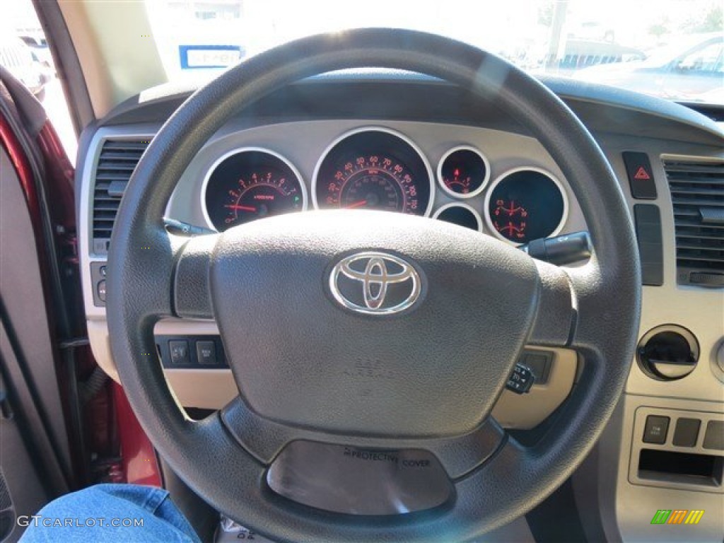 2010 Tundra Double Cab - Salsa Red Pearl / Sand Beige photo #17