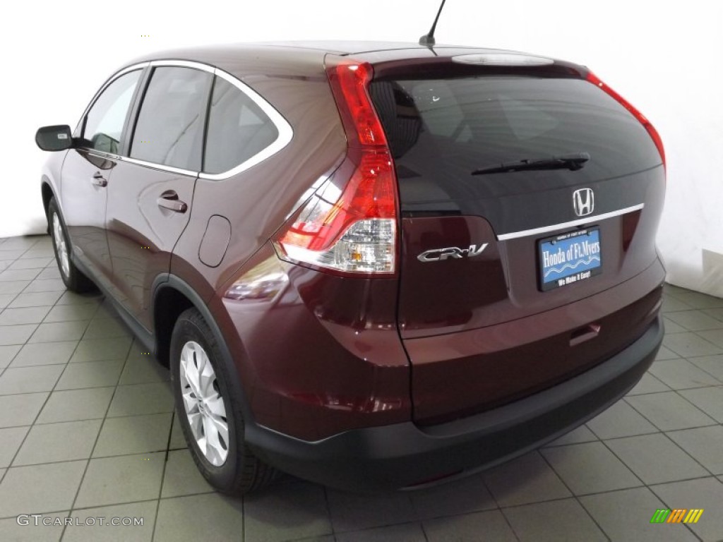 2014 CR-V EX - Basque Red Pearl II / Gray photo #6