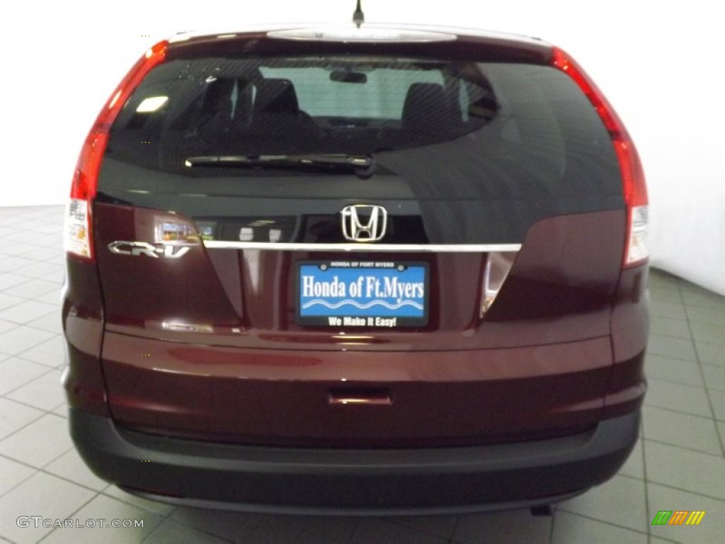 2014 CR-V EX - Basque Red Pearl II / Gray photo #7