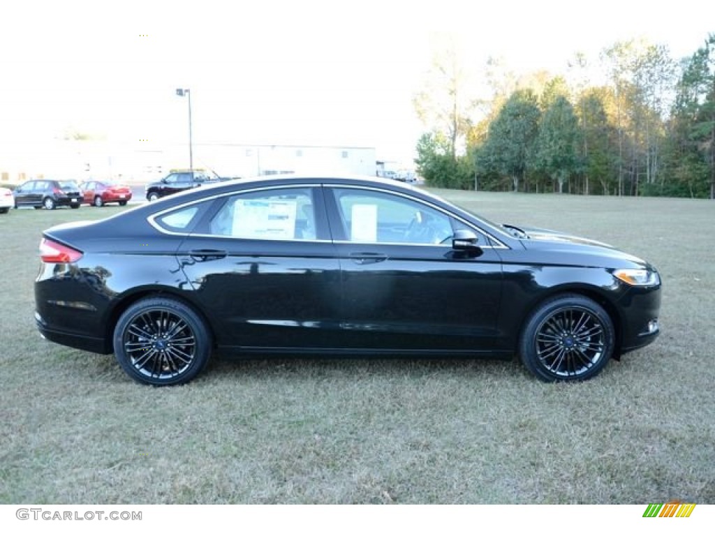 Tuxedo Black 2014 Ford Fusion SE EcoBoost Exterior Photo #87930819