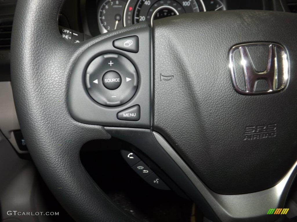 2014 CR-V EX - Basque Red Pearl II / Gray photo #21