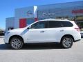 2014 Moonlight White Nissan Pathfinder Hybrid SL  photo #2