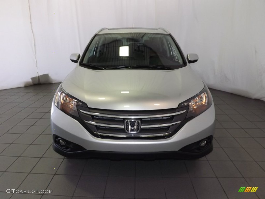 2014 CR-V EX-L - Alabaster Silver Metallic / Black photo #2