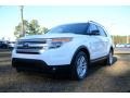 2014 Oxford White Ford Explorer XLT  photo #1