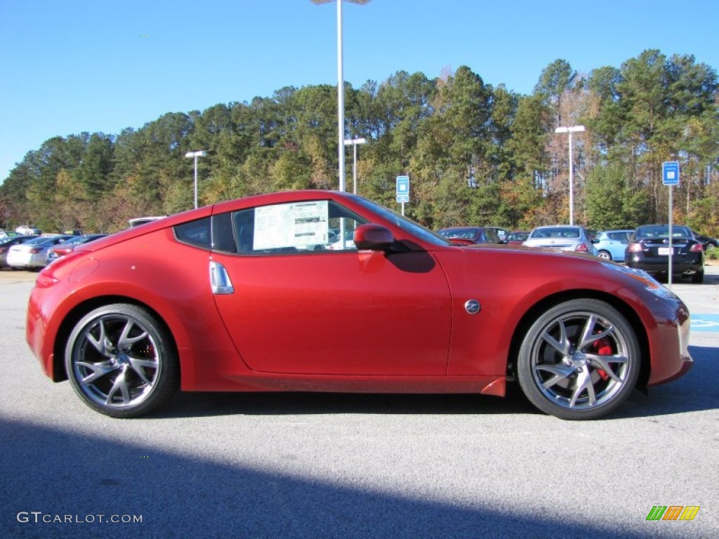 Magma Red 2014 Nissan 370Z Sport Coupe Exterior Photo #87931464