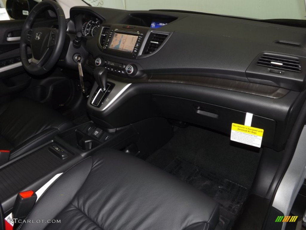 2014 CR-V EX-L - Alabaster Silver Metallic / Black photo #31