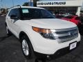 White Suede 2011 Ford Explorer XLT