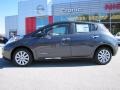 2013 Metallic Slate Nissan LEAF S  photo #2