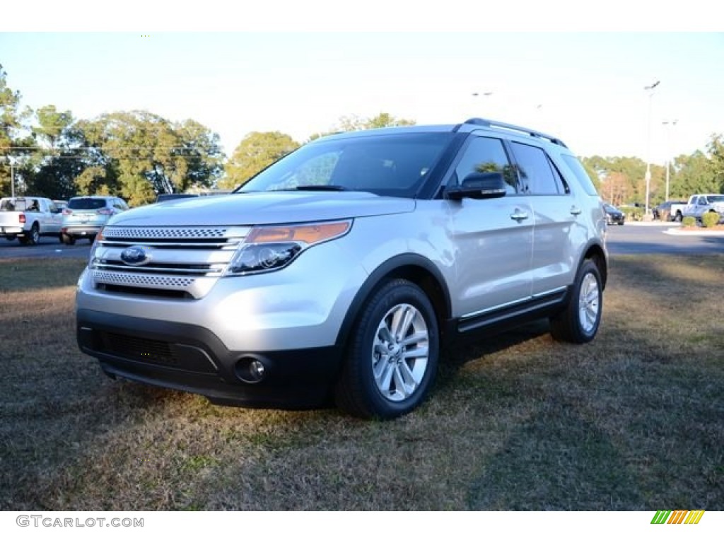 2014 Explorer XLT - Ingot Silver / Medium Light Stone photo #1