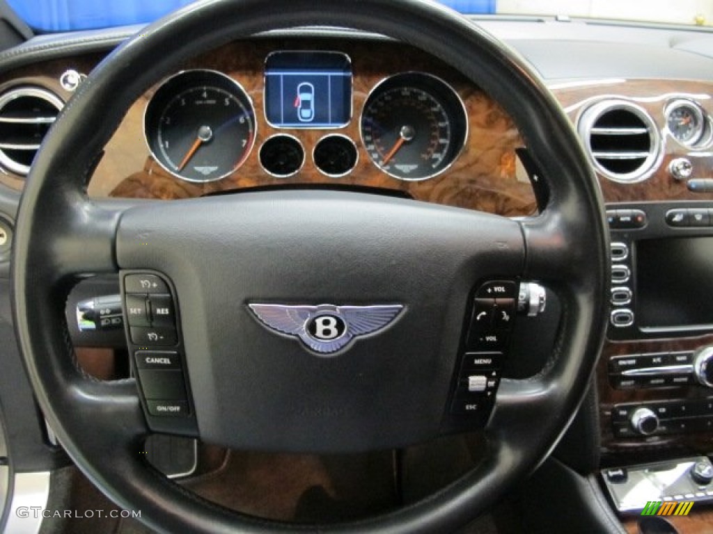 2004 Bentley Continental GT Standard Continental GT Model Beluga Steering Wheel Photo #87933510